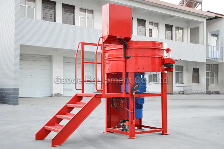 GAODETEC GRM800 Heavy-Duty Refractory Pan Mixer With Wear-Resistant Liners